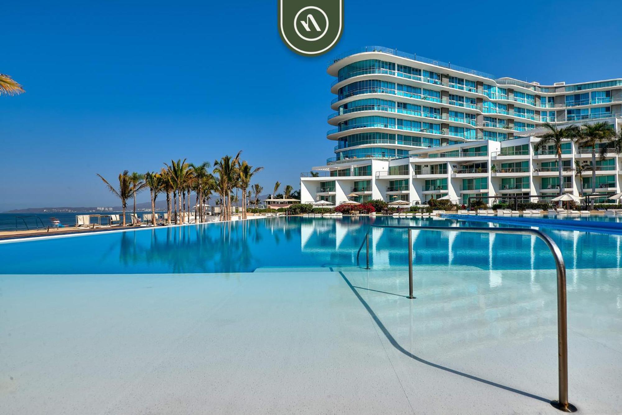 Oceanview 2 Bedroom Condo - Beachclub - Pool - Ocean Bucerías Buitenkant foto