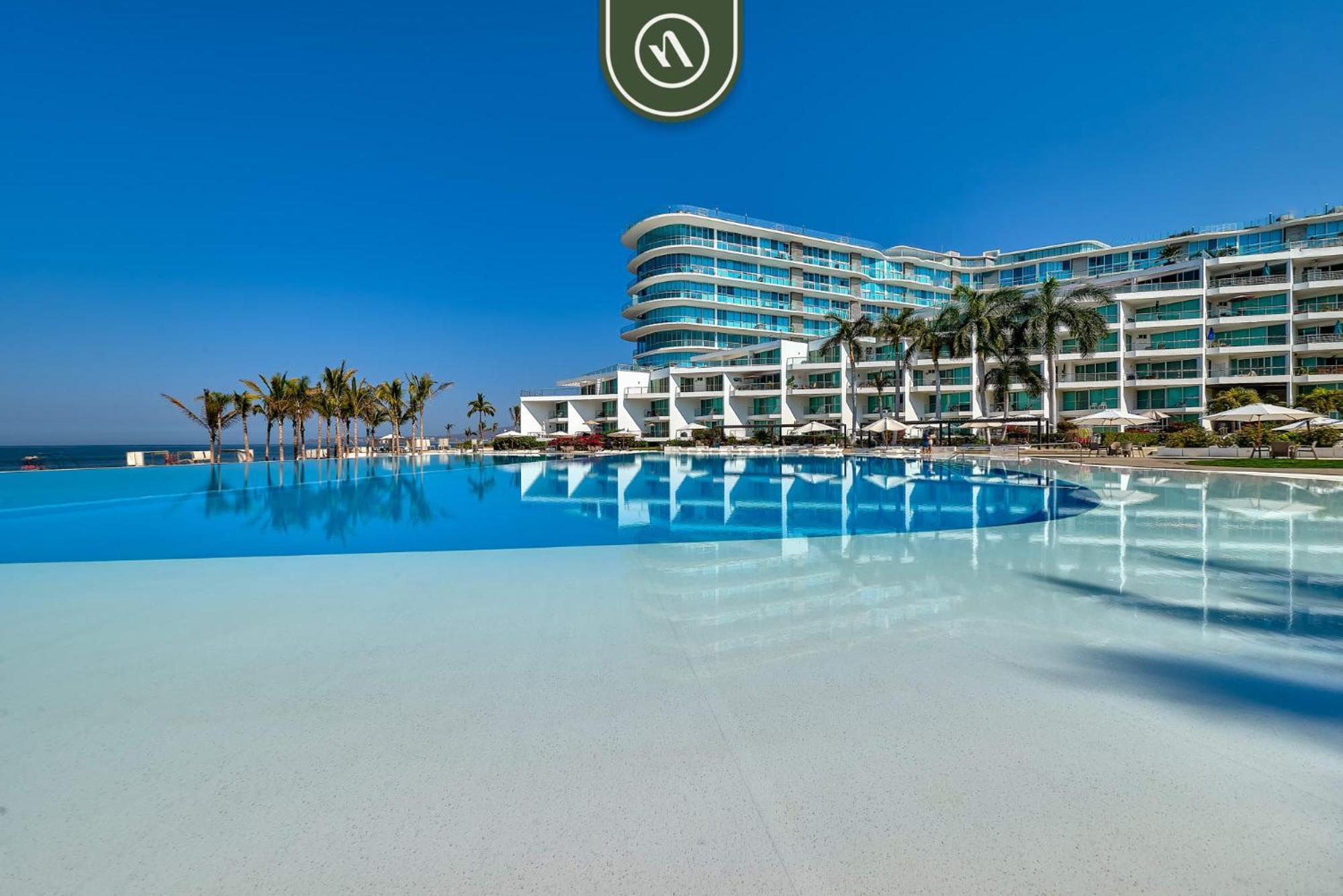 Oceanview 2 Bedroom Condo - Beachclub - Pool - Ocean Bucerías Buitenkant foto