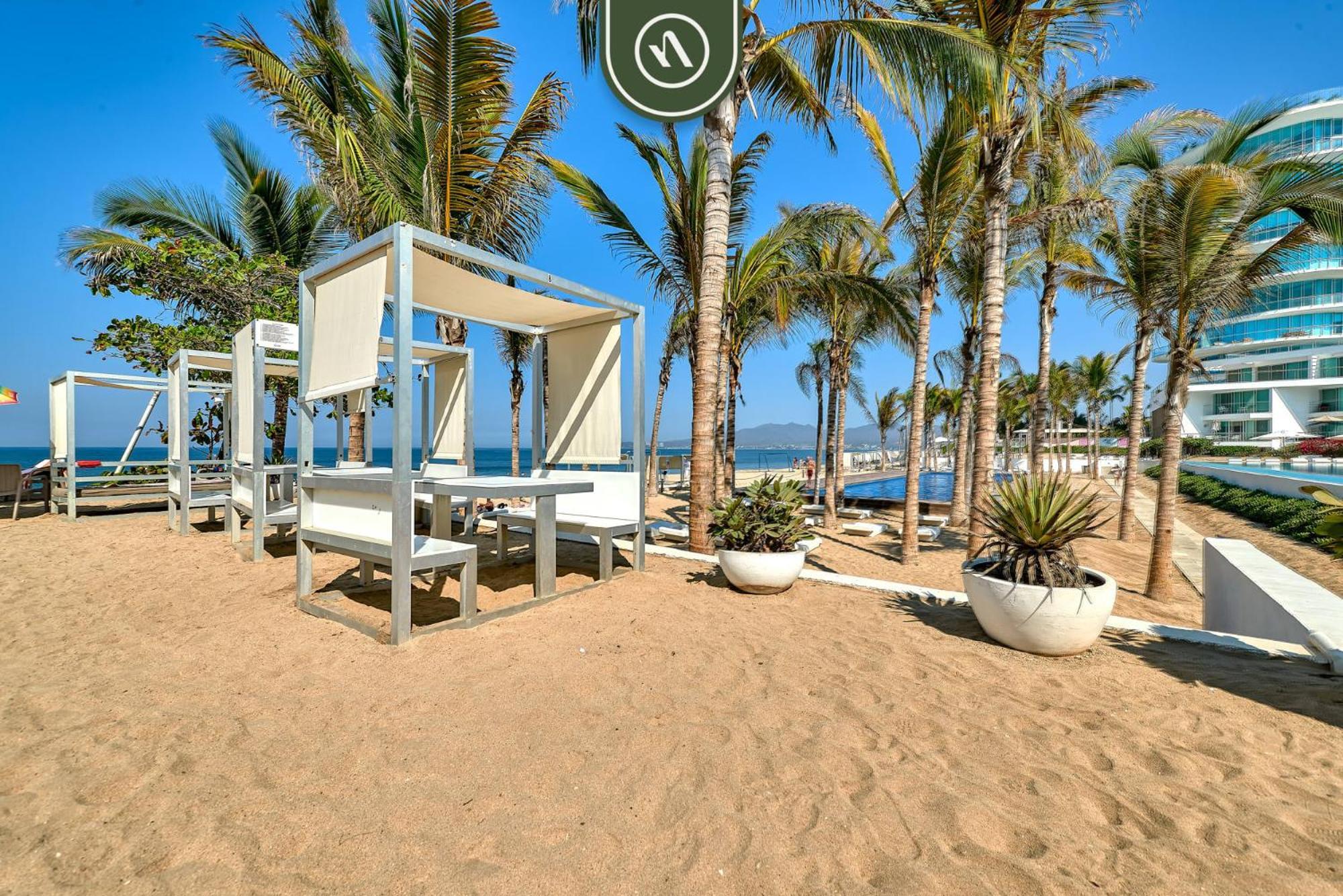 Oceanview 2 Bedroom Condo - Beachclub - Pool - Ocean Bucerías Buitenkant foto